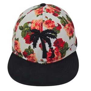 BLVD Hat Floral Palm Tree Snapback Hat Baseball Cap Rose Print Streetwear OSFM